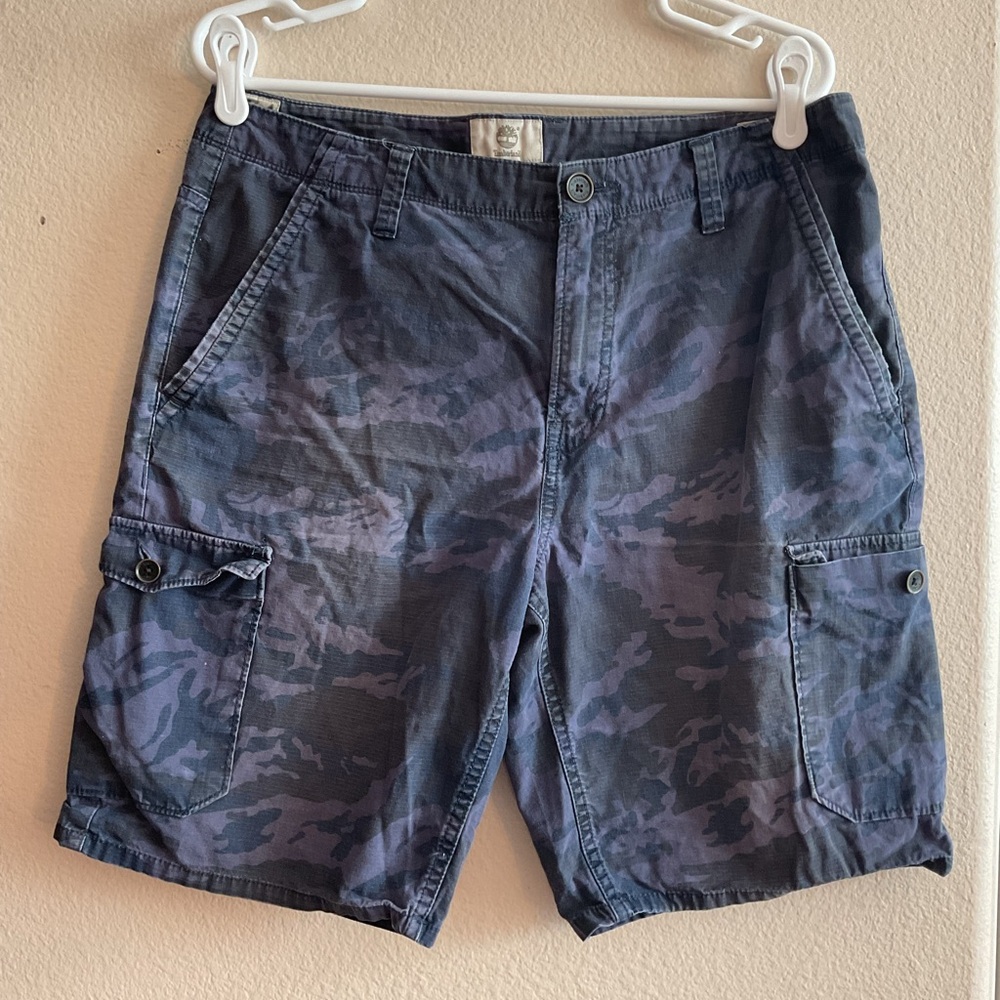 Timberland Grafton Lake Men's Camouflage‎ Cargo Shorts size 34